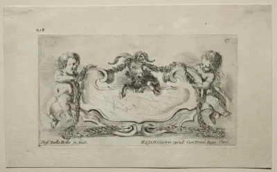 Collection of Various Caprices and New Designs of Cartouches and Ornaments:  No 17