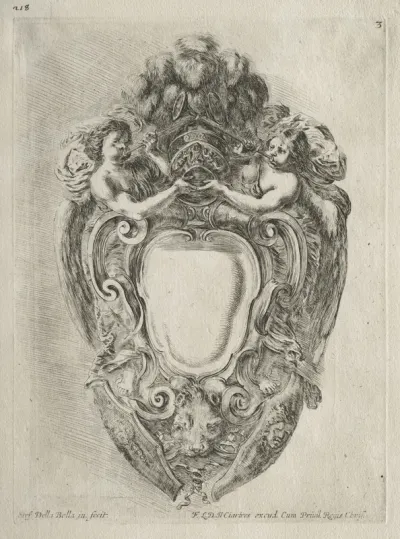 Collection of Various Caprices and New Designs of Cartouches and Ornaments:  No. 3