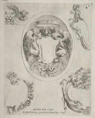 Collection of Various Caprices and New Designs of Cartouches and Ornaments: No 8