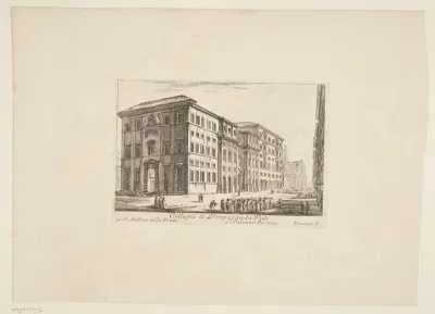 Collegio di Propaganda Fide. 1. S. Andrea delle frate. 2. Palazzo Bernini