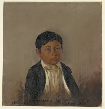 Colombia, Barranquilla, portrait of boy, May