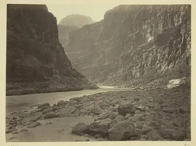 Colorado River, Mouth of Kanab Wash, Looking West