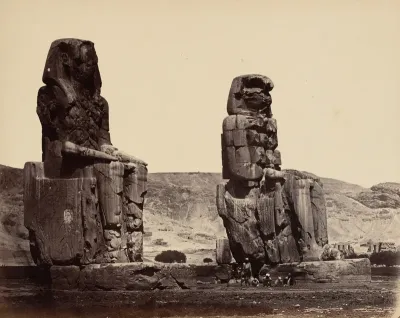 Colosses de Memnon à Thèbes (Colossi of Memnon at Thebes)