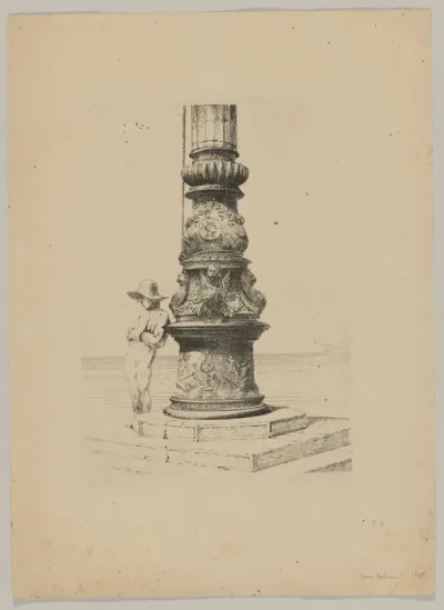 Column in Saint Mark’s Square