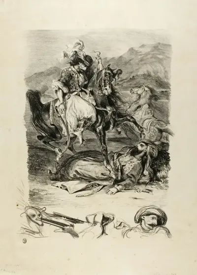Combat Between Giaour and the Pasha