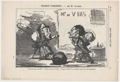 –Come on, you scoundrel, come on! –Just you wait, you crook! –Oh come on Alfred, after all you've known each other for some twenty years!, from 'Parisian sketches,' published in Le Petit Journal pour Rire, March 8, 1874
