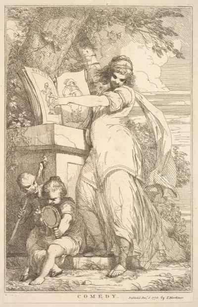 Comedy, from "Fifteen Etchings Dedicated to Sir Joshua Reynolds"
