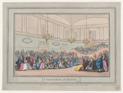 Comforts of Bath, Plate 10