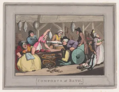 Comforts of Bath, Plate 4