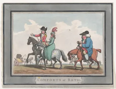 Comforts of Bath, Plate 5