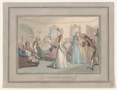 Comforts of Bath, Plate 8