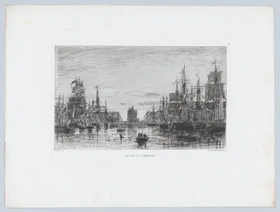 Commercial Basin, from "L'Artiste"