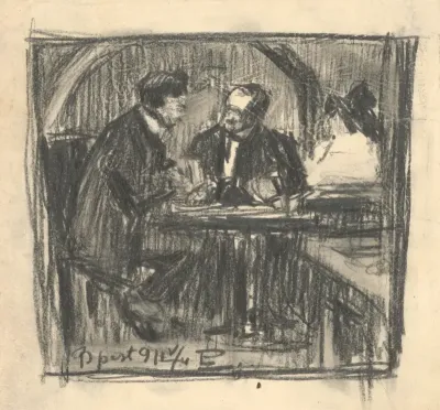 Company in a Restaurant