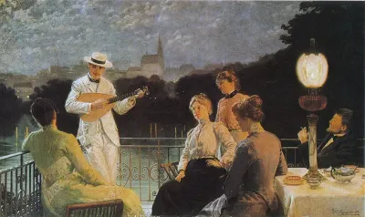 Company on the Terrace