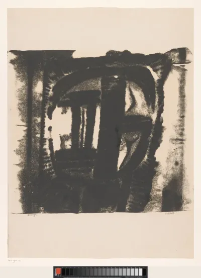 Compositie in zwart