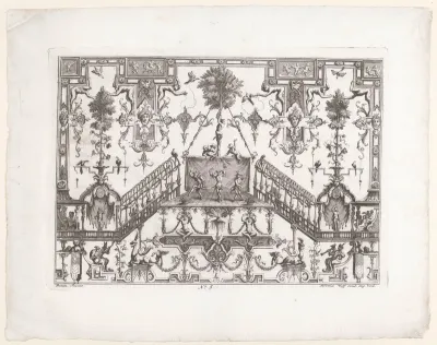 Compositie met dansende narren
