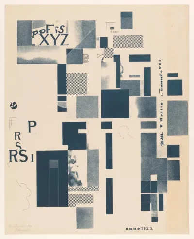 Compositie met typografische elementen
