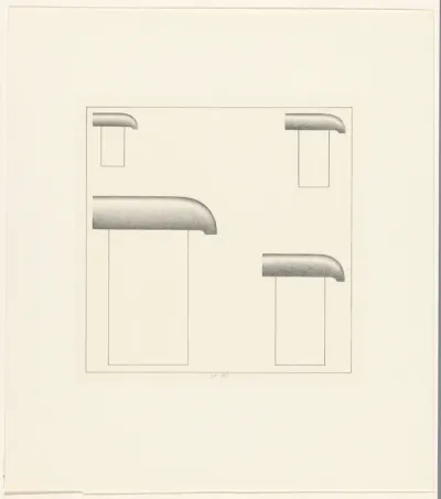 Compositie met vier hamers