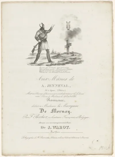 Compositie ter ere van Jenneval, 1830