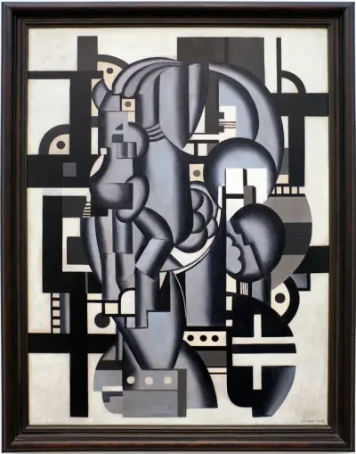 Composition in Blue