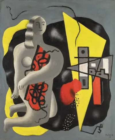 Composition (La Danseuse au triangle jaune)
