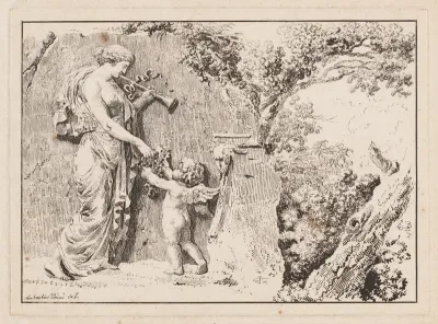 Composition with Figural Relief