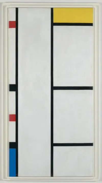Composition with Red, Blue and Yellow