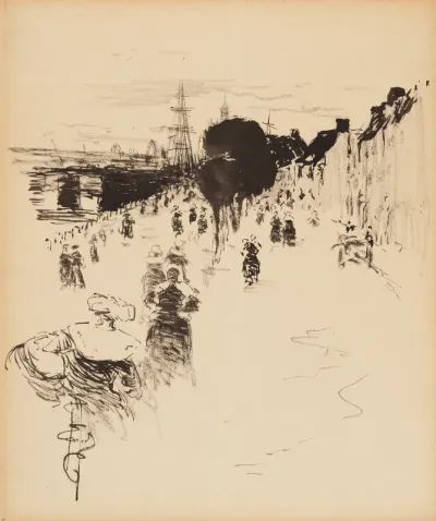 Concarneau Terrace / Brittany Street Scene
