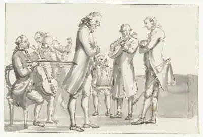 Concert bij de Franse consul in Brindisi
