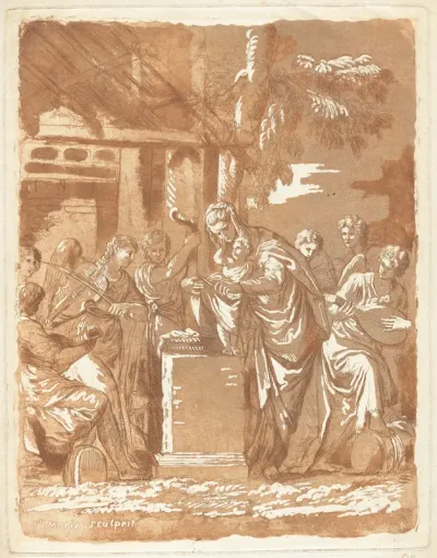 Concert des Anges autour de l'enfant Jesus (Concert of Angels around the Infant Jesus)