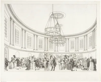 Concertzaal in Felix Meritis, 1789