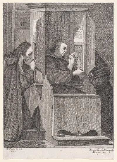 Confession, from "The Seven Sacraments"