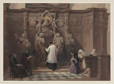 Confessional, Church of St. Paul, Antwerp