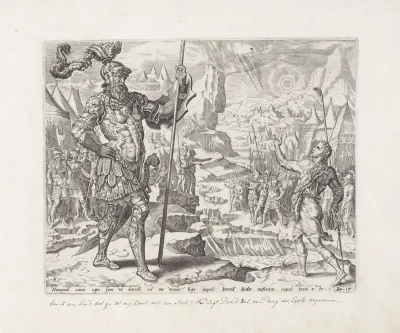 Confrontatie tussen David en Goliat
