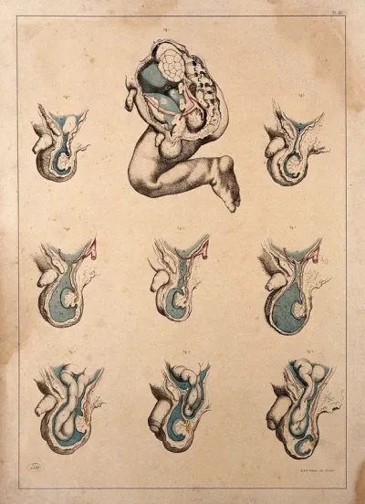Congenital and infantile hernias: nine figures