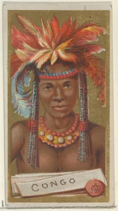 Congo, from the Types of All Nations series (N24) for Allen & Ginter Cigarettes