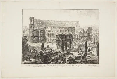 Constantin's triumfbue og Colosseum