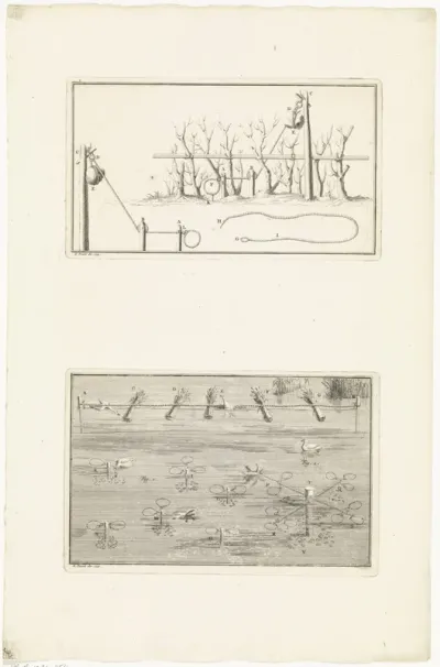 Constructies voor vogel- en eendenstrikken