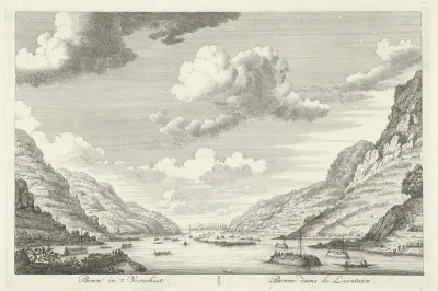 Contouren van Bonn, gezien vanaf de Rijn