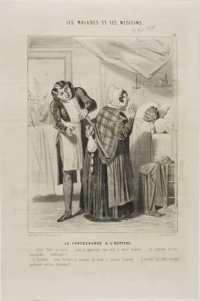Contraband at the Hospital (plate 26)