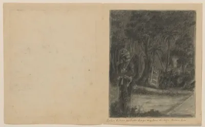 Coolen op patrouille in het dorp Kesamben, ca. 1820-1850