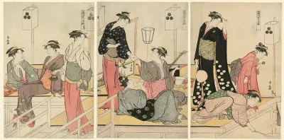 Cooling Off in the Evening at Shijogawara