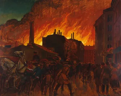 Copenhagen burning.