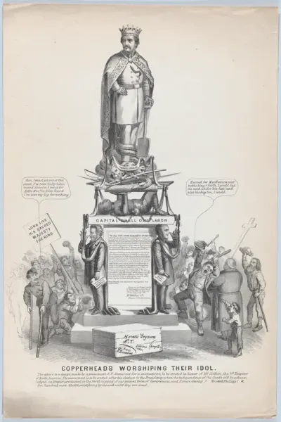 Copperheads Worshiping Their Idol