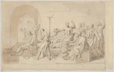 Copy after David's "The Death of Socrates"