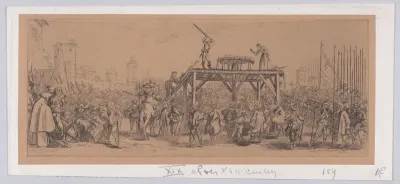 Copy of La Roue (The Wheel), plate 14 from "Les Misères et les Mal-Heures de la Guerre" (The Miseries and Misfortunes of War)