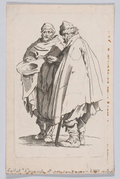 Copy of L'Aveugle et son Compagnon (The Blind Man and his Companion), from "Les Gueux suite appelée aussi Les Mendiants, Les Baroni, ou Les Barons" (The Beggars, also called the Barons)