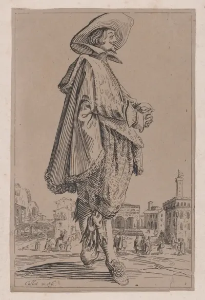 Copy of Le Gentilhomme aux Mains Jointes (The Gentleman with his Hands Joined), from "La Noblesse" (The Nobility)
