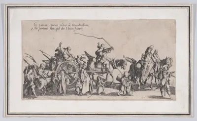 Copy of Les Bohémiens en Marche: L'Arrière-Garde, pièce aussi appelée Le Départ (The Gypsies Travelling: The Rear Guard, also called The Departure), from "Le Bohémiens..."