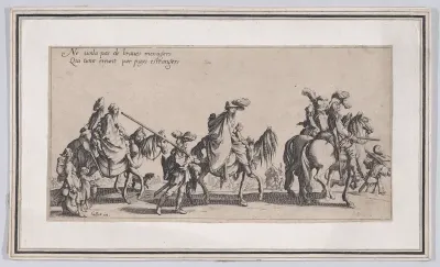 Copy of Les Bohémiens en Marche, pièce aussi appelée L'Avant-Garde (The Gypsies Travelling, piece also called The Advance Gard), from "Le Bohémiens..."